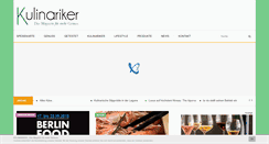 Desktop Screenshot of kulinariker.de